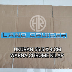 Land Cruiser Chrome Hood Emblem Luxury Front Design Accent