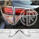 Honda Vezel Back Light Chrome Trims (2013–2021) Premium Tail Light Covers