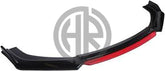Honda Civic X Red Line Front Splitter Glossy Black Sport Upgrade