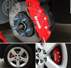Brembo Style Small Brake Caliper Covers Sporty Look for All Cars