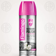 FLAMINGO Dashboard Polish 450ml – Long-Lasting Shine & UV Protection for Car Interiors