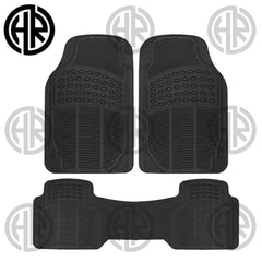 Universal Car Floor Mats for All Cars Waterproof & Durable (3 Pcs Set)