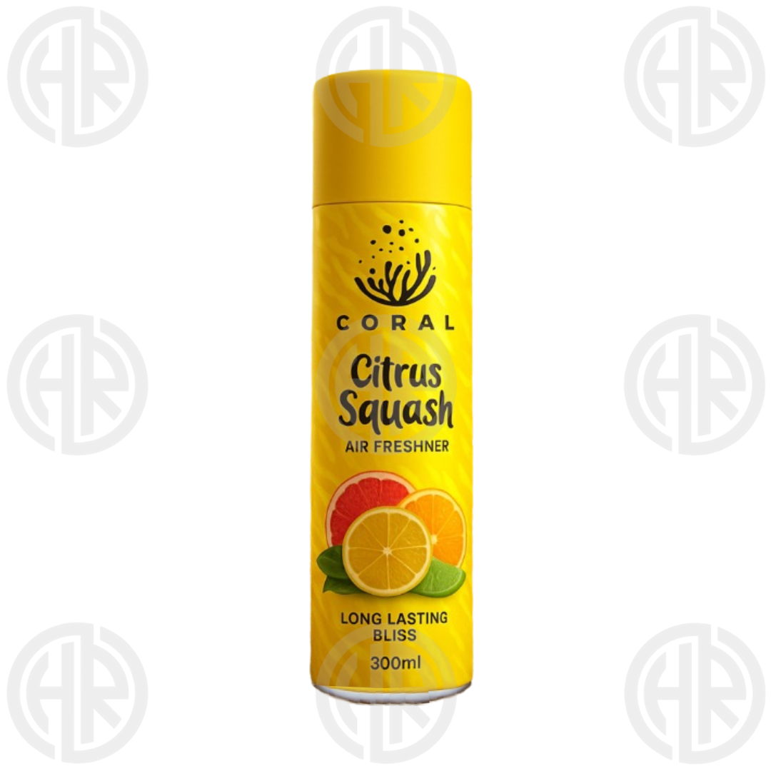 Coral Citrus Squash 300ml Air Freshener Sweet & Invigorating Scent