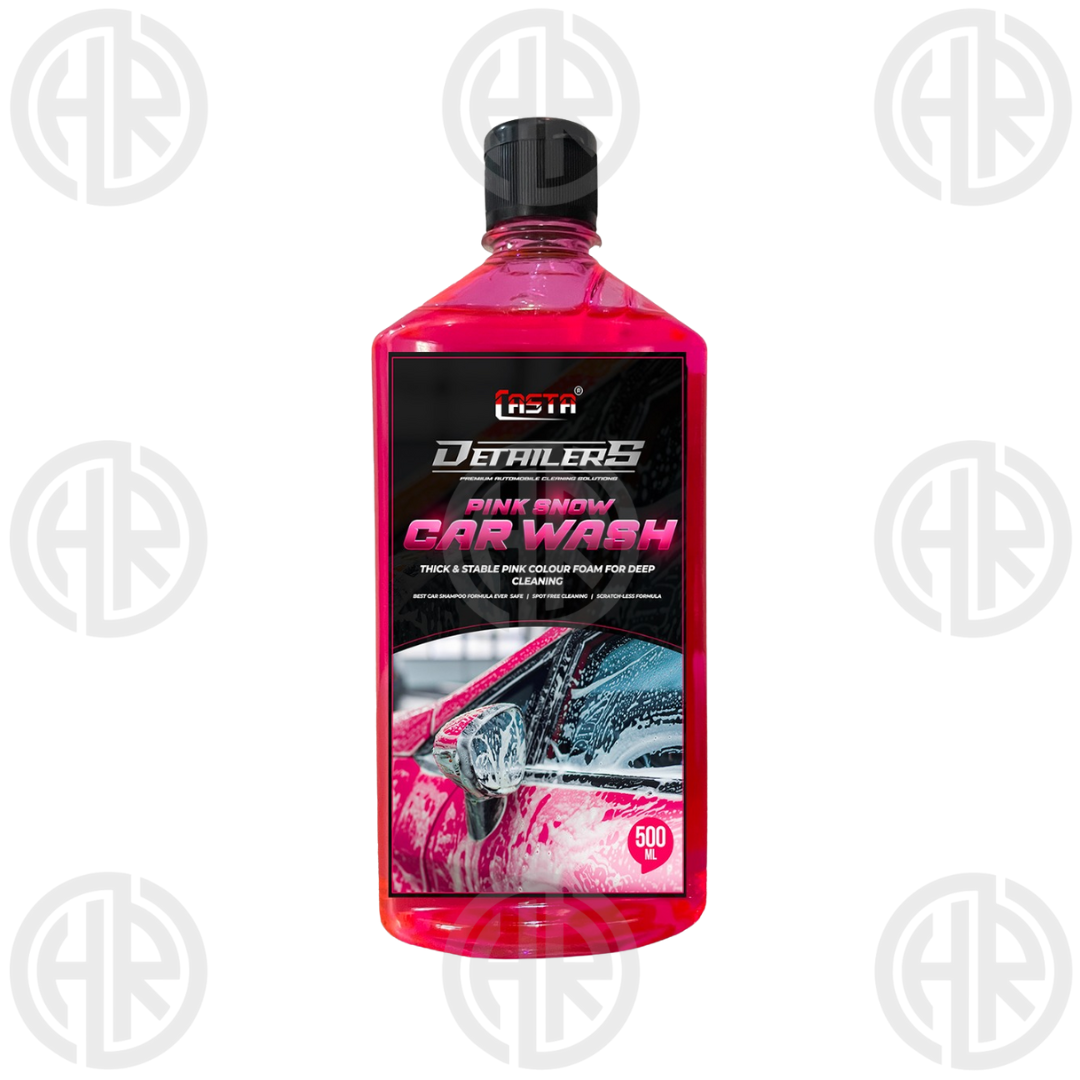 Casta Detailer Pink Snow Foam Car Wash Shampoo 500ml & 2L Premium High Foaming, Scratch-Free, Long Lasting Shine