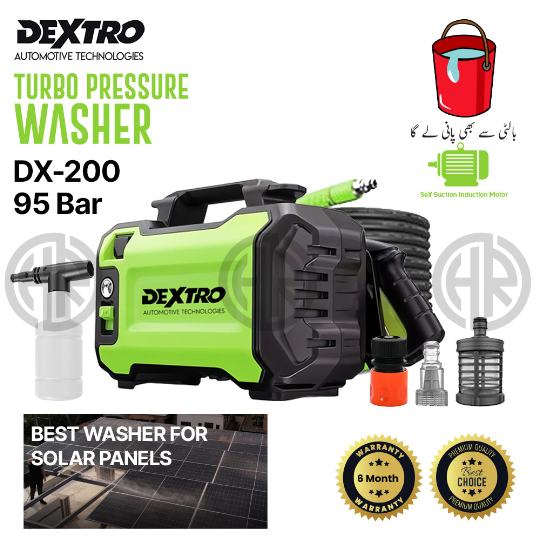 Dextro DX-200 Pro Turbo High Pressure Washer 75 Bar