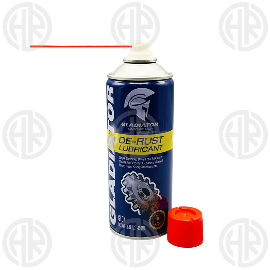 Gladiator Rusting Gladiator De Rust Lubricant Spray 450ML (GT07) Anti Rust Protection