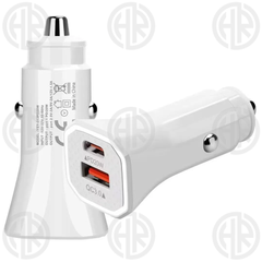 Car Wireless Charger Dual Port 20W Fast Charging for All Smartphones