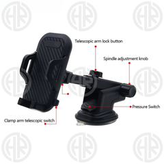 Car Phone Holder 360° Rotation Universal Air Vent Mount