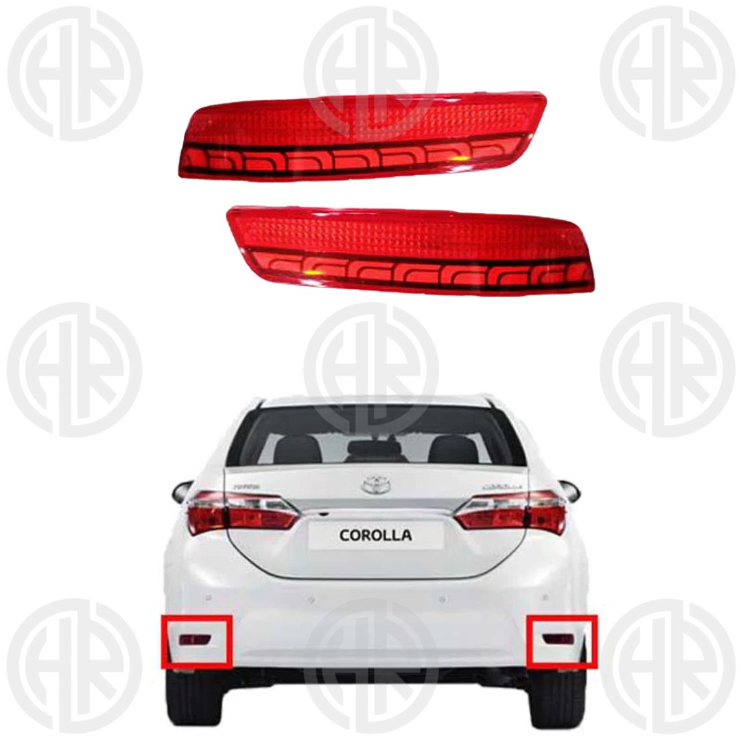 Toyota Corolla 2017-2021 Neon Style LED Brake Bumper Light with Flasher