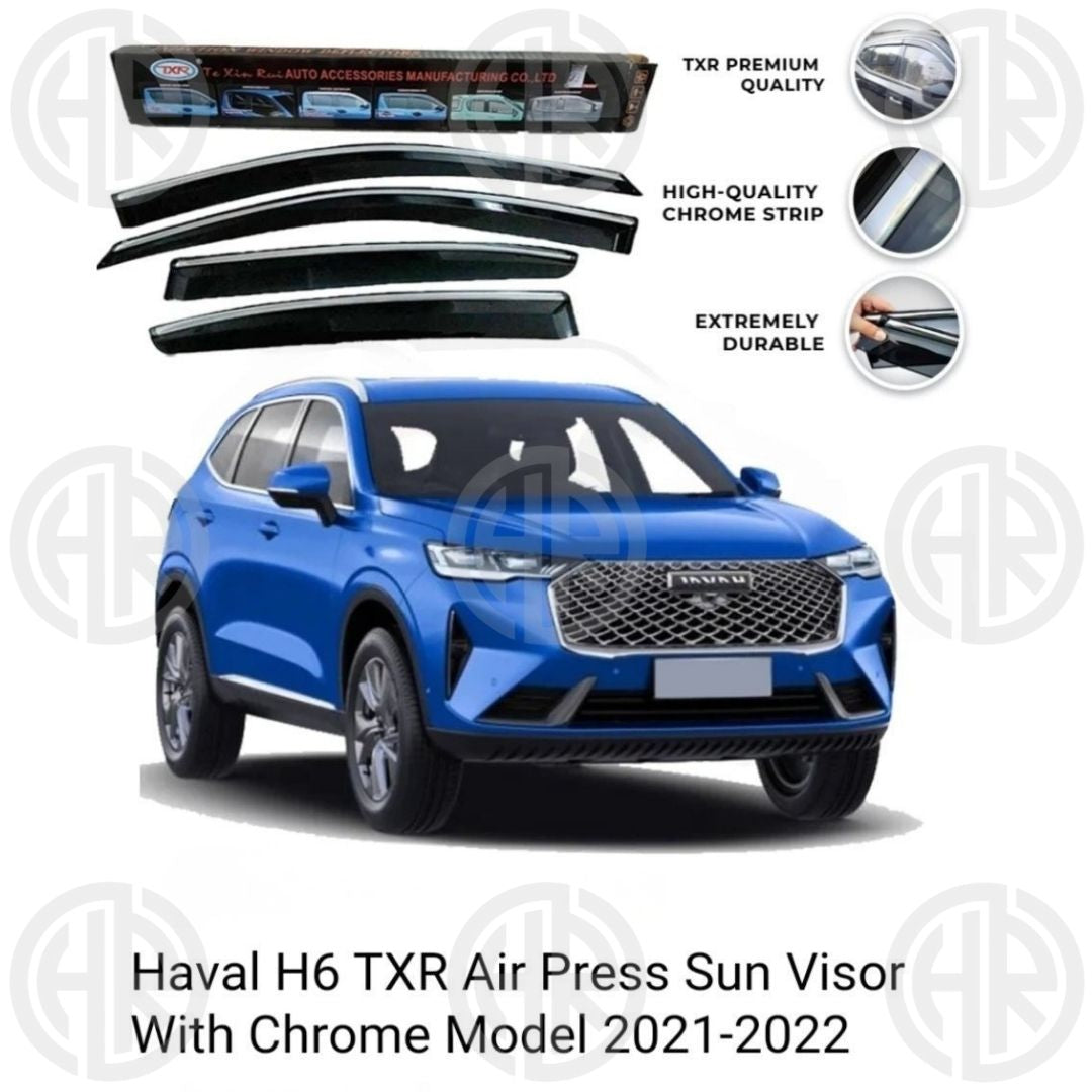 Haval H6 TXR Air Press Door Visors Stylish Rain & Wind Deflectors