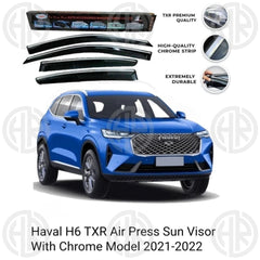 Haval H6 TXR Air Press Door Visors Stylish Rain & Wind Deflectors