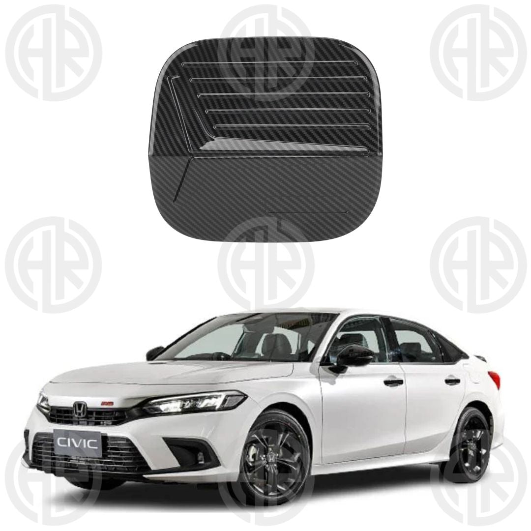 Honda Civic 2022 Carbon Fiber Fuel Tank Cover Premium Protection & Style