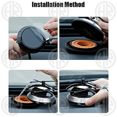 Solar Rotating Helicopter Air Freshener Car Interior Upgrade