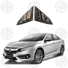 Honda Civic X Carbon Fiber Quarter Panel Trim Premium Exterior Upgrade