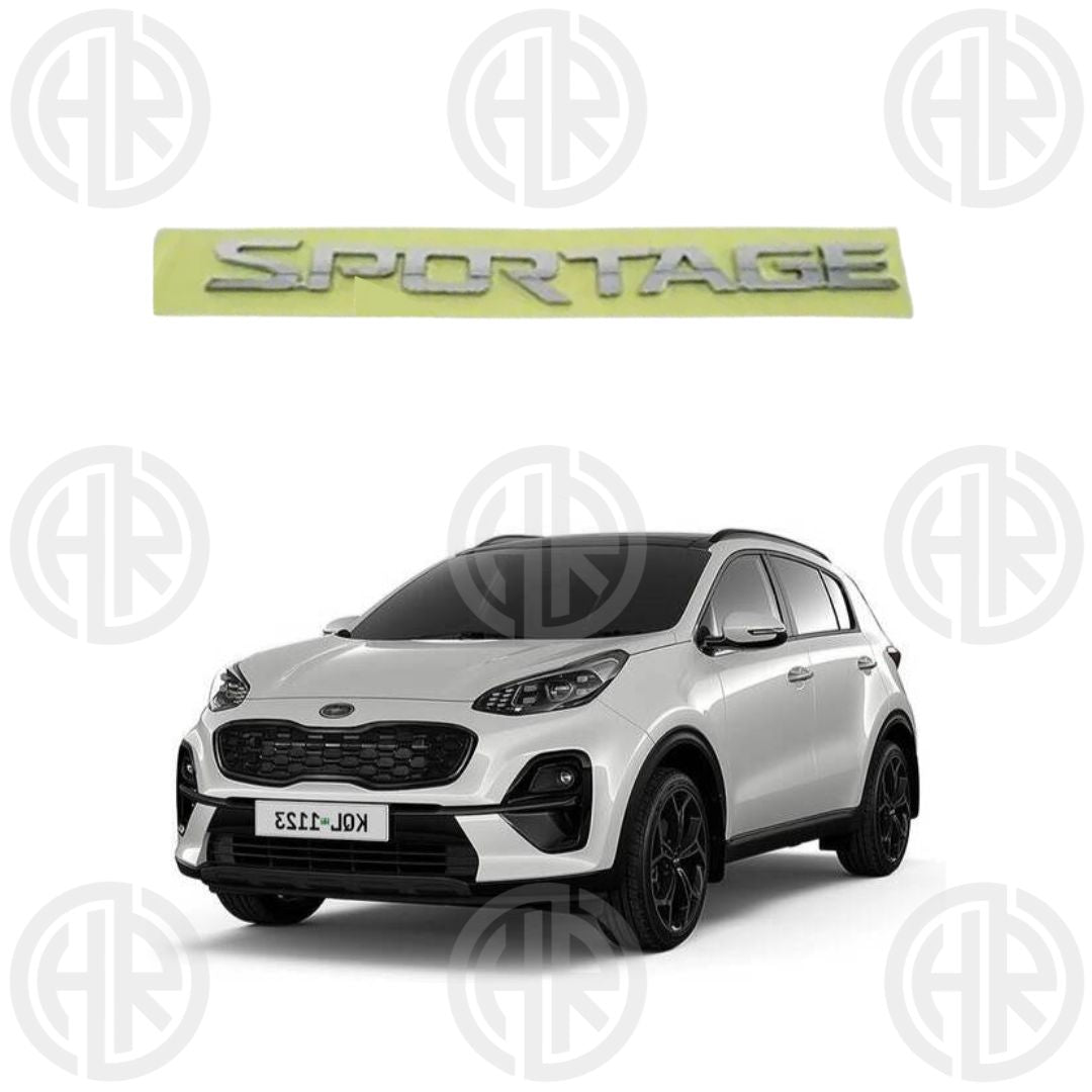 KIA Sportage Chrome Bonnet Emblem Stylish Exterior Enhancement