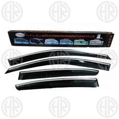Toyota Fortuner 2015 Air Press Sun Visor Chrome Sleek & Durable Accessory