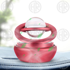 360° Rotating Solar Car Air Freshener Galaxy Fragrance, Long Lasting