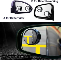 Universal Car Blind Spot Mirror 360° Rotatable Wide Angle Round Rear View Side Mirror 2 Pcs Fit for All Cars, SUVs & Jeeps