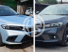 LED RS Headlight Set for Honda Civic 2022 – Premium LED Lights for Enhanced Style & Visibility