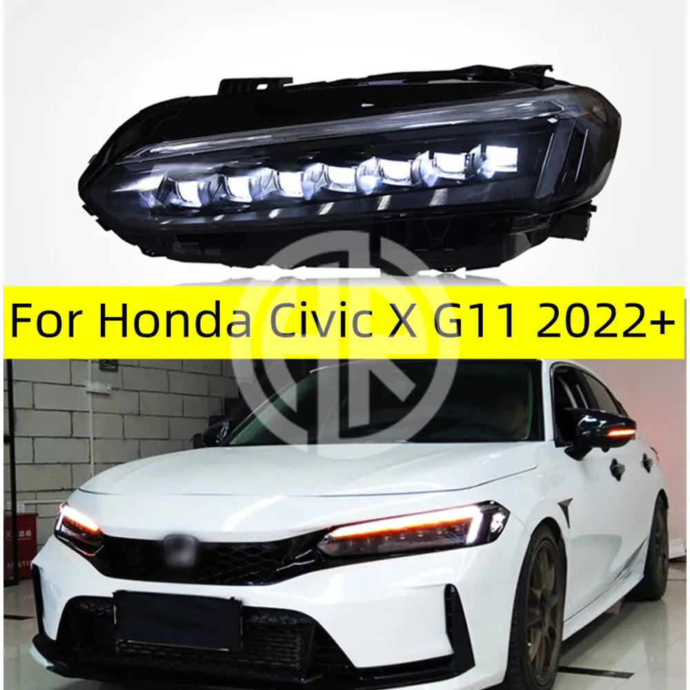 LED RS Headlight Set for Honda Civic 2022 – Premium LED Lights for Enhanced Style & Visibility