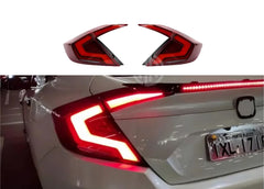 Honda Civic X Backlights Dragon Style – Premium LED & Projector Tail Lights for Modern Style
