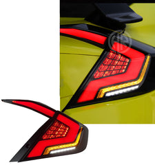 Honda Civic X Backlights Dragon Style – Premium LED & Projector Tail Lights for Modern Style