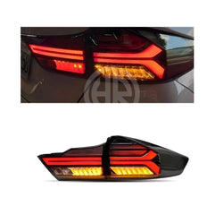 Honda City 2022 Lava Red Taillights with Dynamic Turn Signal – Premium Backlights for Enhanced Style & Safety