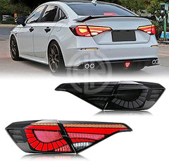 Honda Civic Smoke Style Backlights – Sleek & Stylish Tail Lights