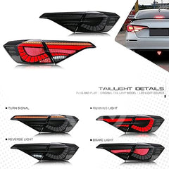 Honda Civic Smoke Style Backlights – Sleek & Stylish Tail Lights