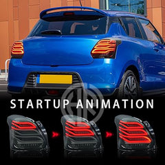Suzuki Swift RED LED Tail Light – Premium Tail Lights for Swift New 2022-2023 Models