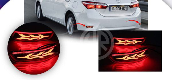 Lamborghini Style Running Brake Lamps for Toyota Corolla