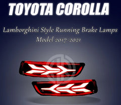 Lamborghini Style Running Brake Lamps for Toyota Corolla