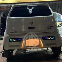 Heart-Shape RGB Tail Light – Romantic LED Styling | Suzuki Alto