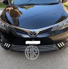 Toyota Corolla Fog Lamps DRL Cover Chrome – Mustang Style for Enhanced Protection & Style