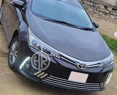 Toyota Corolla Fog Lamps DRL Cover Chrome – Mustang Style for Enhanced Protection & Style
