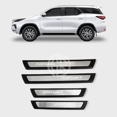 Toyota Fortuner Metal LED Sill Plates | Skuff LED Panels for Model 2016-2021