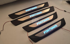 Toyota Fortuner Metal LED Sill Plates | Skuff LED Panels for Model 2016-2021