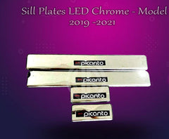 Chrome LED Sill Plates for Kia Picanto | Model 2019-2021