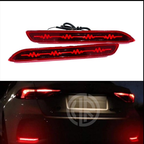 Corolla X Back Bumper Light in Heartbeat Style | Enhanced Safety & Modern Aesthetic for Toyota Corolla X