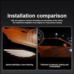 Angel Wings Mirror Projection Lights – Stylish Car Door Lights at Best in Pakistan