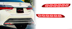 Back Bumper Light in Red Dragon Scale Style for Toyota Corolla X