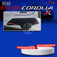 Back Bumper Light in Red Dragon Scale Style for Toyota Corolla X