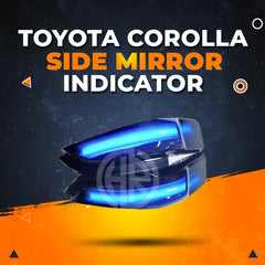 Neon Style Side Mirror Indicator in Smoke Blue Shade for Toyota Vitz