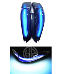 Neon Style Side Mirror Indicator in Smoke Blue Shade for Toyota Vitz