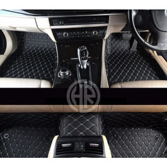 7D Floor Mat Black 3 Pcs for Toyota Corolla 2014-2021