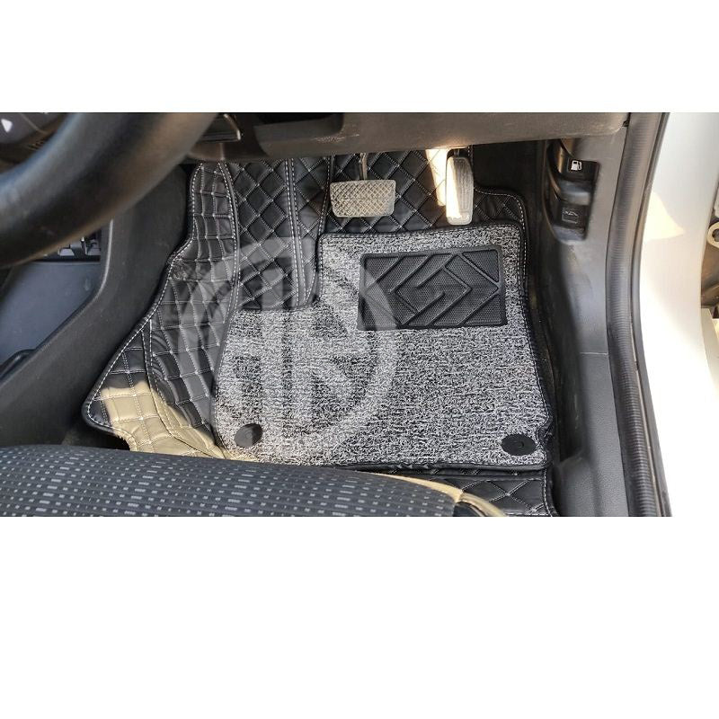 9D Floor Mats Black 3 Pcs for Honda Vezel 2013-2018