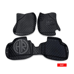 7D Floor Mats Black for Suzuki Cultus 2017-2021