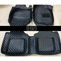 7D Floor Mats Black for Honda Civic Reborn 2006-2011