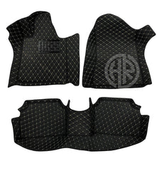 7D Floor Mat Black 3 Pcs for Hyundai Sonata 2020-2024