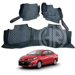 Toyota Yaris 2020-21 7D Mats Waterproof Durable & Stylish Interior